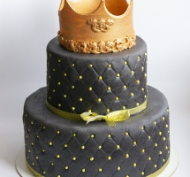 мастичный торт "корона"