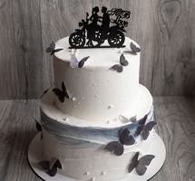 свадебный торт байк