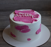 ніжний розовий тортик