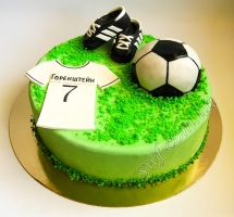 мастичный торт футболисту