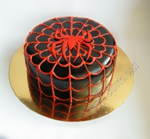 торт мастичный для детей Spiderman